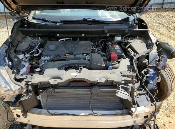 2T3C1RFVXNW219309 2022 TOYOTA RAV4 Blue ძრავის განყოფილების ხედი