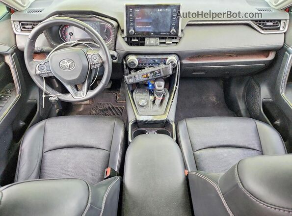2T3D1RFV4MW174709 2021 TOYOTA RAV4 Maroon Widok deski rozdzielczej