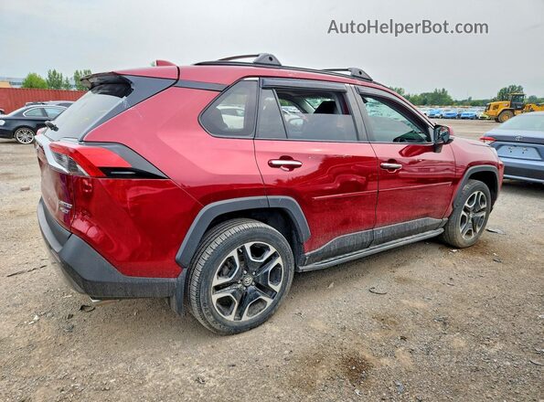 2T3D1RFV4MW174709 2021 TOYOTA RAV4 Maroon Tył prawy