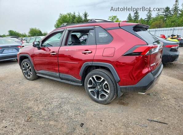 2T3D1RFV4MW174709 2021 TOYOTA RAV4 Maroon Tył lewy