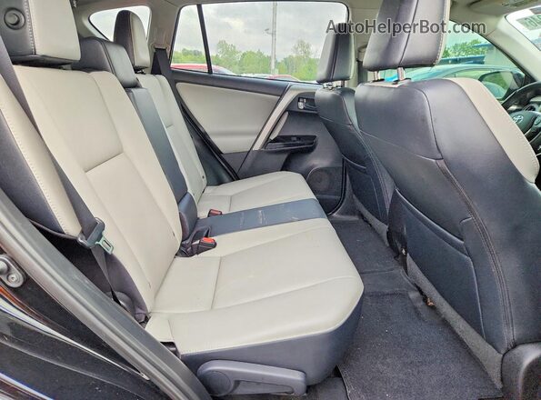 2T3DFREV8GW459954 2016 TOYOTA RAV4 Black Հետևի նստատեղերի տեսք