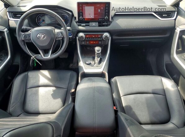 2T3DWRFV3KW019583 2019 TOYOTA RAV4 Blue Вид панелі приладів
