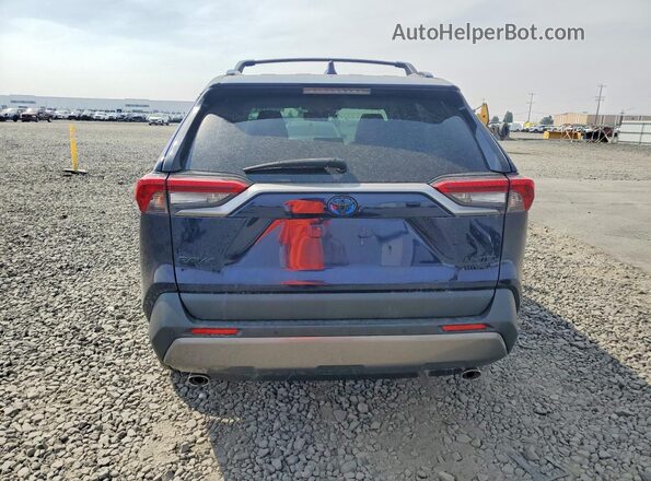 2T3DWRFV3KW019583 2019 TOYOTA RAV4 Blue Вид ззаду