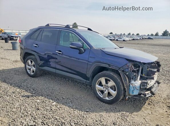 2T3DWRFV3KW019583 2019 TOYOTA RAV4 Blue Передня права чверть