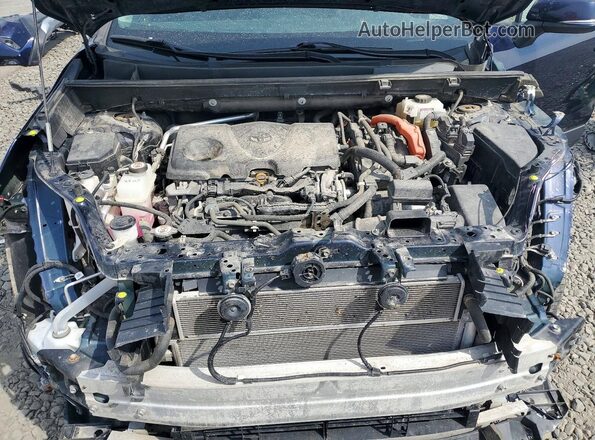 2T3DWRFV3KW019583 2019 TOYOTA RAV4 Blue Вид підкапотного простору