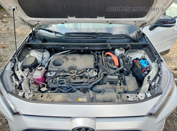 2T3E6RFV3SW085393 2025 TOYOTA RAV4 White Vista del compartimento del motor