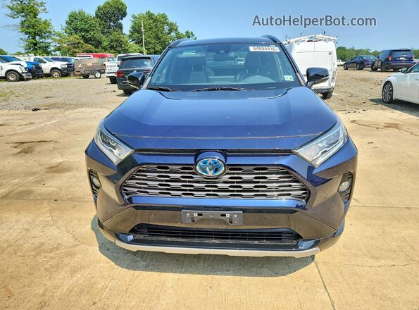 2T3E6RFV8MW023183 2021 TOYOTA RAV4 Blue წინა ხედი
