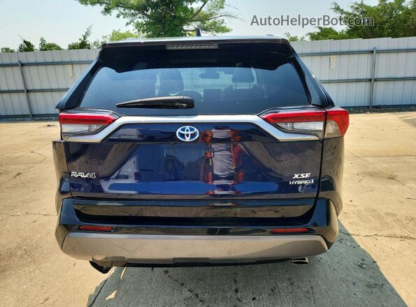 2T3E6RFV8MW023183 2021 TOYOTA RAV4 Blue უკანა ხედი