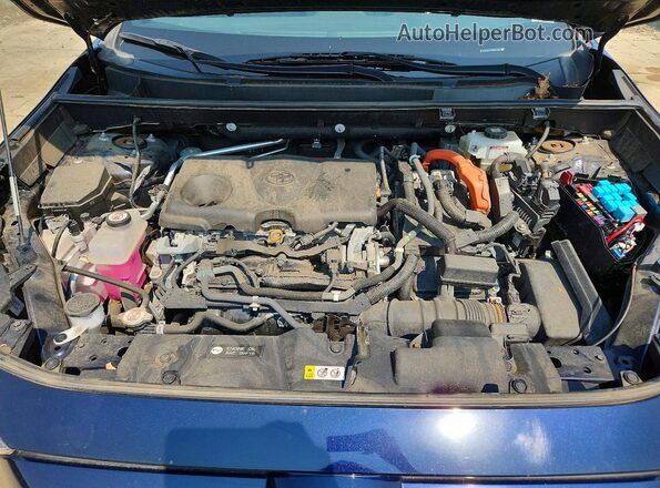 2T3E6RFV8MW023183 2021 TOYOTA RAV4 Blue უკანა სალონის ხედი