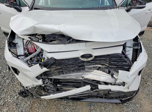 2T3E6RFV9SW084944 2025 TOYOTA RAV4 White Widok komory silnika