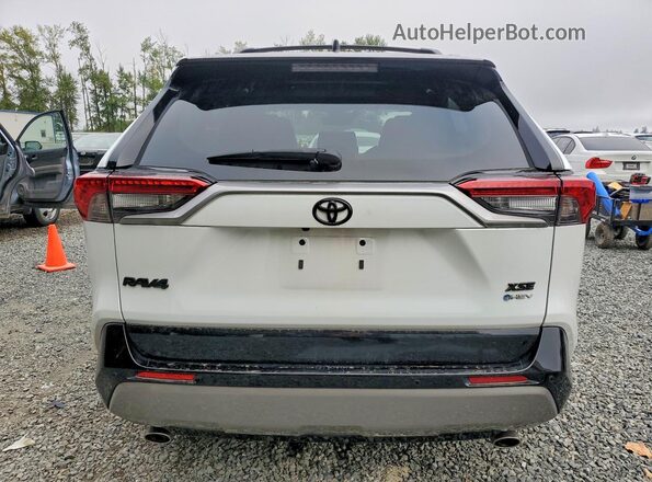 2T3E6RFV9SW084944 2025 TOYOTA RAV4 White Widok z tyłu