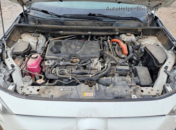 2T3EWRFV5KW042545 2019 TOYOTA RAV4 White Engine compartment view