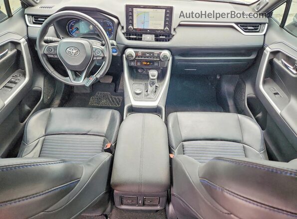 2T3EWRFV5KW042545 2019 TOYOTA RAV4 White Dashboard view
