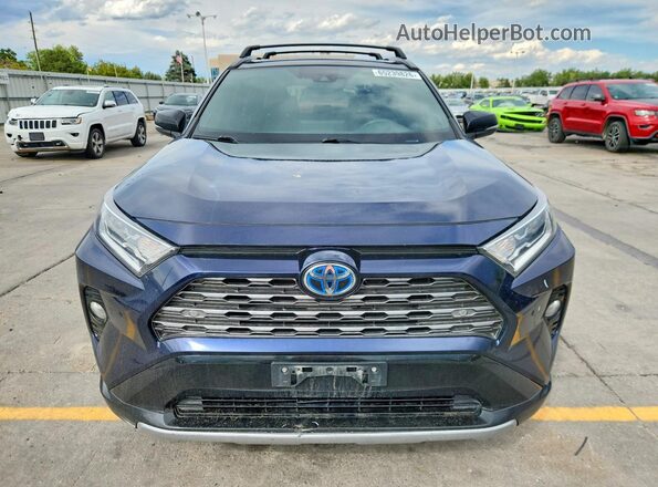 2T3EWRFV8LW074245 2020 TOYOTA RAV4 Синий Вид спереди
