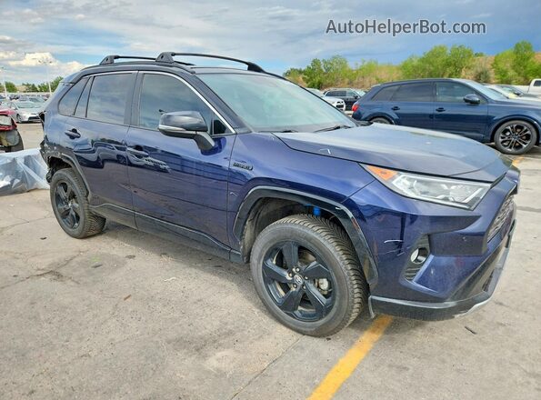2T3EWRFV8LW074245 2020 TOYOTA RAV4 Синий Передняя правая четверть