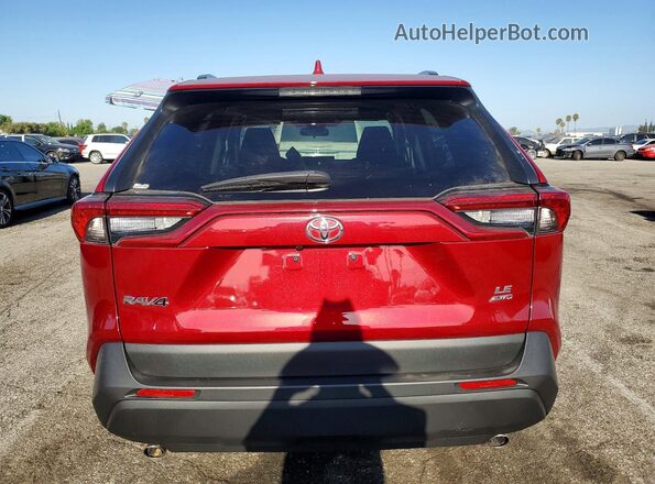 2T3F1RFV1KC005254 2019 TOYOTA RAV4 Red Հետևի տեսք