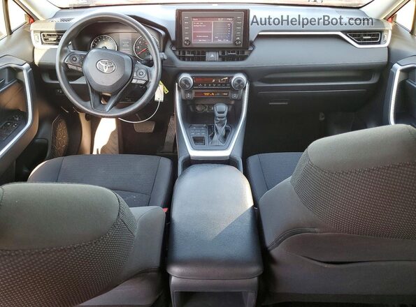 2T3F1RFV1KC005254 2019 TOYOTA RAV4 Red Առջևի վահանակի տեսք