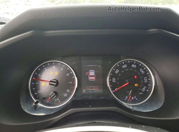 2T3F1RFV1MC222046 2021 TOYOTA RAV4 Black Instrument cluster view