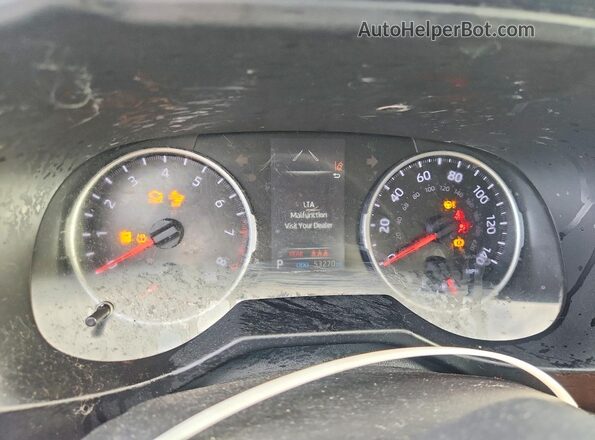 2T3F1RFV2LC113335 2020 TOYOTA RAV4 Gray Instrument cluster view