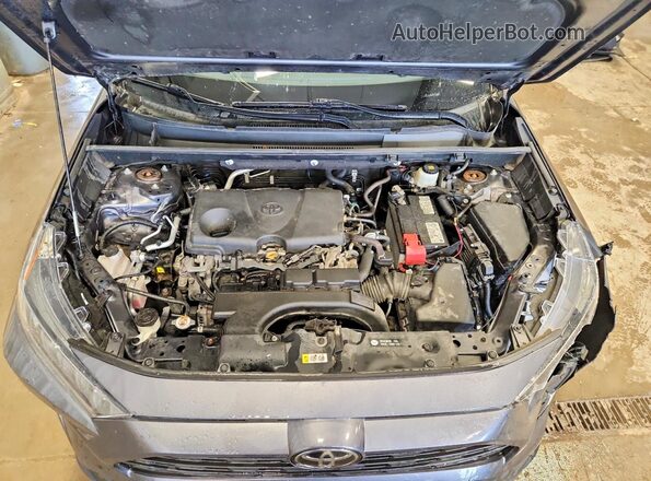 2T3F1RFV5LW132315 2020 TOYOTA RAV4 Black ძრავის განყოფილების ხედი