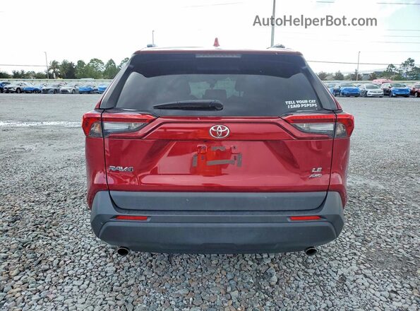 2T3F1RFV5MW208505 2021 TOYOTA RAV4 Burgundy Rear view