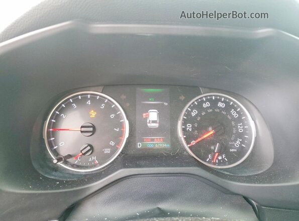 2T3F1RFV5MW208505 2021 TOYOTA RAV4 Burgundy Instrument cluster view