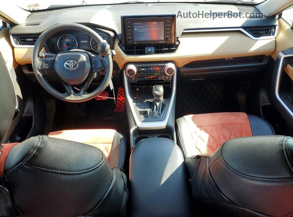 2T3F1RFV6LW095999 2020 TOYOTA RAV4 White წინა პანელის ხედი