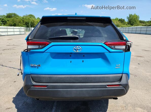 2T3F1RFV7MW170176 2021 TOYOTA RAV4 Синий Вид сзади