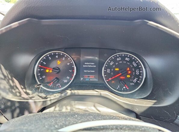 2T3F1RFV7MW170176 2021 TOYOTA RAV4 Синий Вид щитка приборов