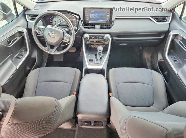 2T3F1RFVXNW274419 2022 TOYOTA RAV4 Red წინა პანელის ხედი