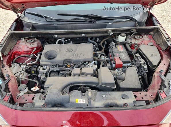 2T3F1RFVXNW274419 2022 TOYOTA RAV4 Red უკანა სალონის ხედი