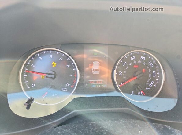 2T3G1RFV4KC004233 2019 TOYOTA RAV4 Silver Սարքավորումների վահանակի տեսք