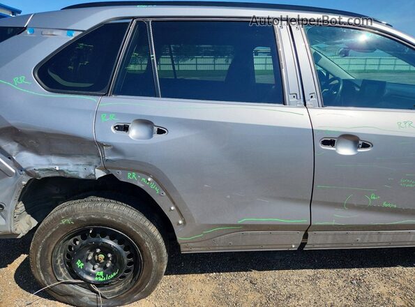 2T3G1RFV4KC004233 2019 TOYOTA RAV4 Silver Սալոնի հետևի տեսք