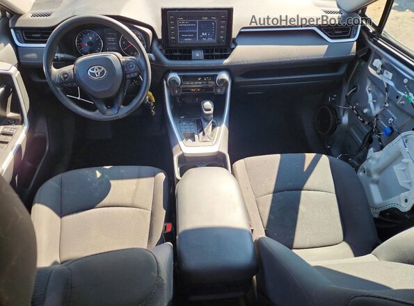 2T3G1RFV4KC004233 2019 TOYOTA RAV4 Silver Առջևի վահանակի տեսք