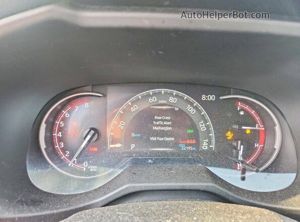 2T3G1RFVXRC401925 2024 TOYOTA RAV4 Gray Սարքավորումների վահանակի տեսք