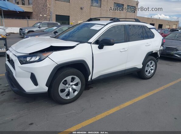 2T3H1RFV0LW087177 2020 TOYOTA RAV4 Белый Передняя левая четверть