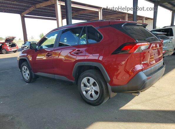 2T3H1RFV4KC019416 2019 TOYOTA RAV4 Burgundy Trasero izquierdo