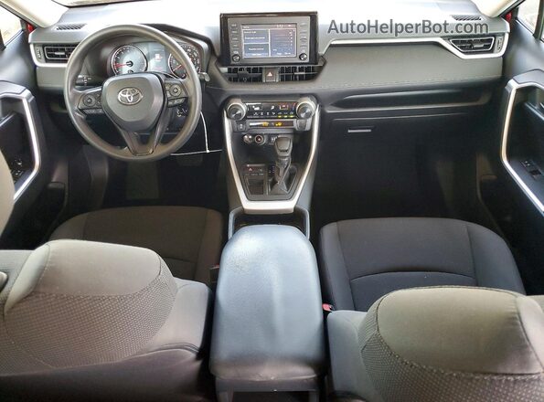 2T3H1RFV4KC019416 2019 TOYOTA RAV4 Burgundy Vista del salpicadero