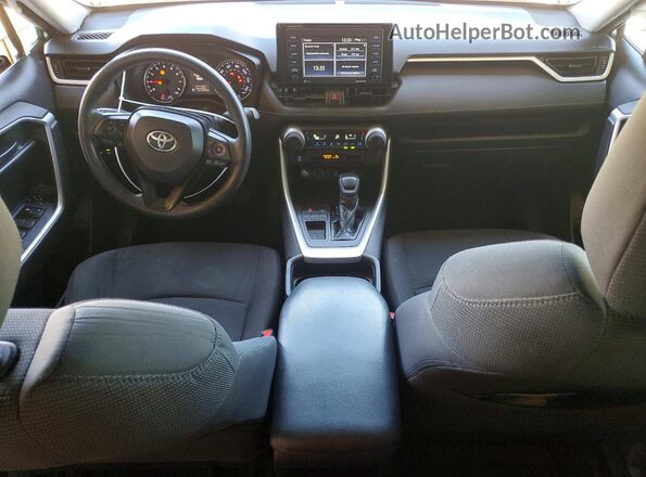 2T3H1RFV4MC101469 2021 TOYOTA RAV4 Серебряный Вид панели приборов