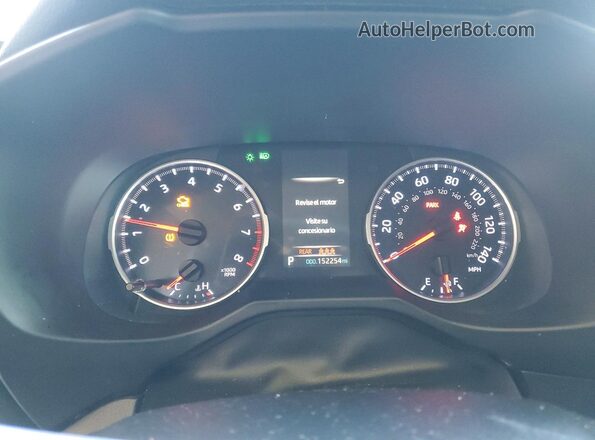 2T3H1RFV4MC101469 2021 TOYOTA RAV4 Серебряный Вид щитка приборов