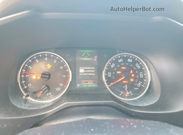 2T3H1RFV4MW130789 2021 TOYOTA RAV4 Red Vista del cuadro de instrumentos