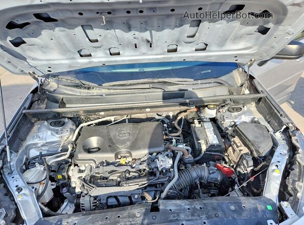 2T3H1RFV4NC211830 2022 TOYOTA RAV4 Silver Engine compartment view