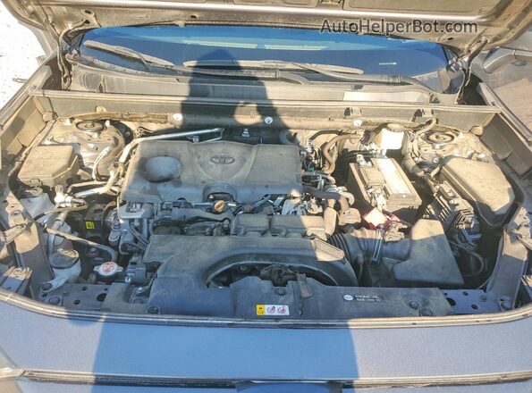 2T3H1RFV5MC141687 2021 TOYOTA RAV4 Gray Widok naklejki z numerem VIN