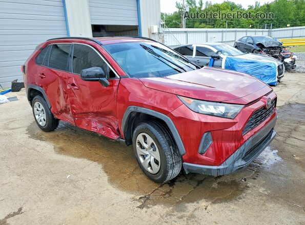 2T3H1RFV8LC038536 2020 TOYOTA RAV4 Темно-бордовый Передняя правая четверть