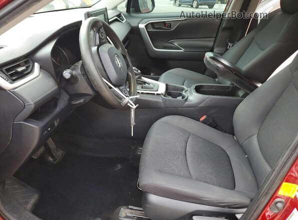 2T3H1RFV8LC038536 2020 TOYOTA RAV4 Темно-бордовый Вид салона спереди