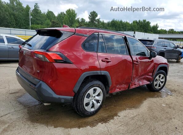 2T3H1RFV8LC038536 2020 TOYOTA RAV4 Темно-бордовый Задняя правая четверть