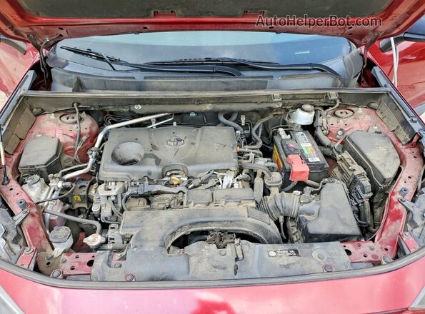 2T3H1RFV8LC038536 2020 TOYOTA RAV4 Темно-бордовый Вид подкапотного пространства