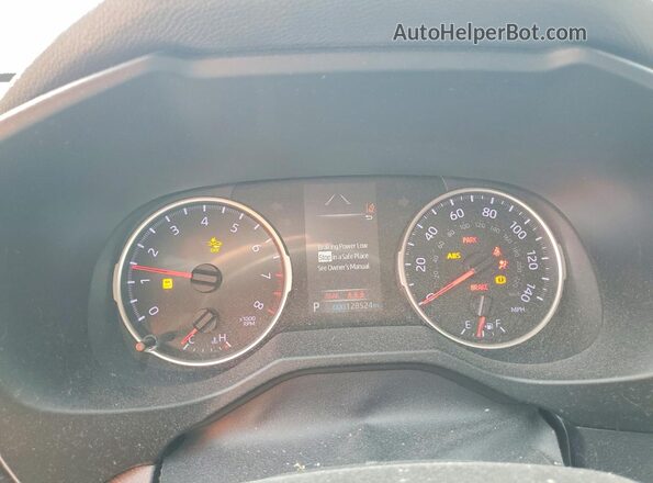 2T3H1RFV8LW068330 2020 TOYOTA RAV4 White ხელსაწყოთა პანელის ხედი