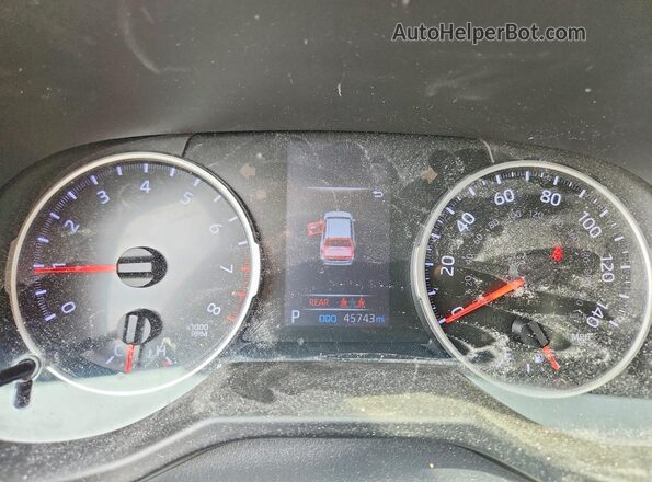 2T3H1RFV8LW075441 2020 TOYOTA RAV4 Gray ხელსაწყოთა პანელის ხედი