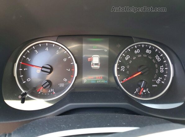 2T3H1RFV8MC145037 2021 TOYOTA RAV4 Gray Vista del cuadro de instrumentos